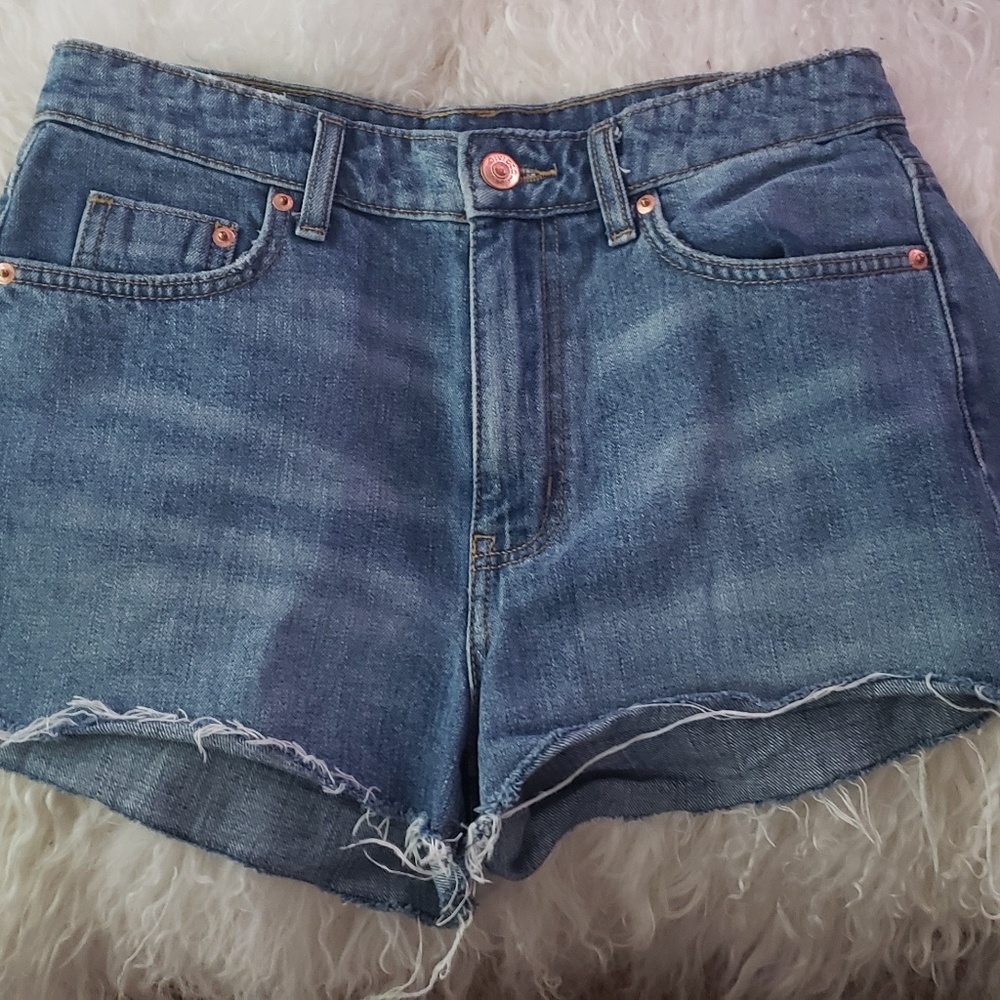 Denim shorts, size 8